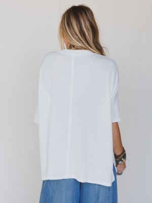 on-the-go-v-neck-ribbed-essential-tee-off-white/Off White