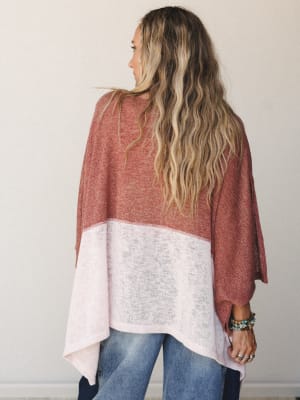 The Nest Bold Horizon Top - Rust Pink S / Rust Pink