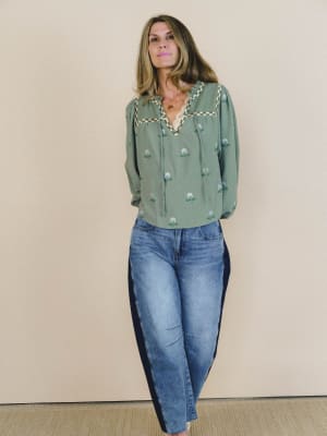 Valley Song Top - Olive L / Olive
