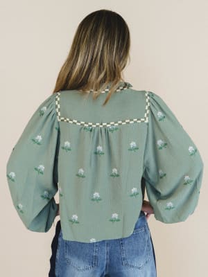 Valley Song Top - Olive L / Olive