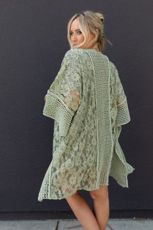 breezy-floral-lace-kimono-sage/Sage