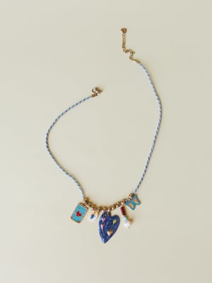 Madison Necklace - Navy OS / Navy