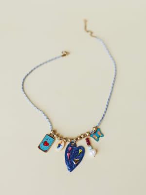 Madison Necklace - Navy OS / Navy