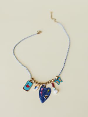 Madison Necklace - Navy OS / Navy