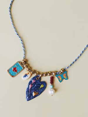 Madison Necklace - Navy OS / Navy