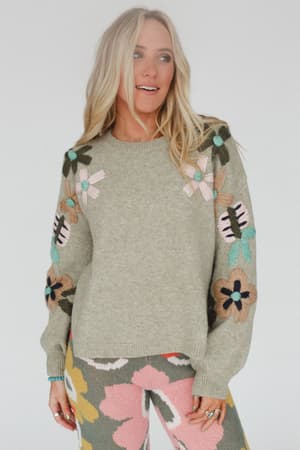 wild-blossom-embroidered-sweater-sage/Sage