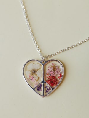 Petals Of Peace Necklace - Silver OS / Silver