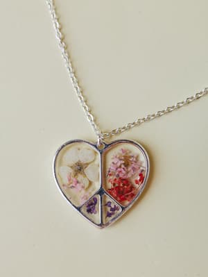 Petals Of Peace Necklace - Silver OS / Silver