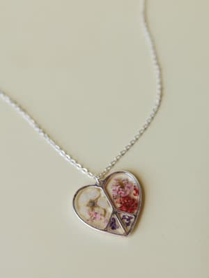 Petals Of Peace Necklace - Silver OS / Silver