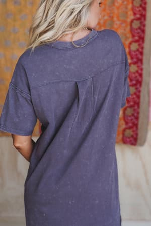 earth-ease-tee-dress-charcoal/Gray