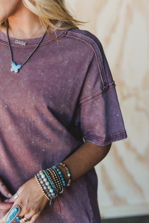 earth-ease-tee-dress-chocolate/Brown