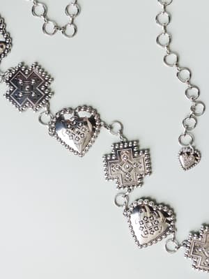 Heart of the South Belt - Antique Silver/Multi OS / Antique Silver/Multi