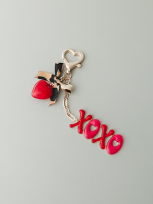 Heart Wishes Bag Charm: undefined