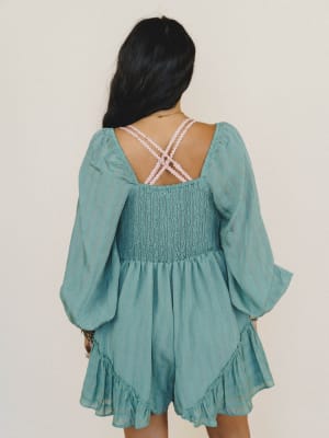 Masey Romper - Pine Green S / Pine Green