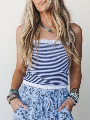 Lush Life Tube Top: undefined
