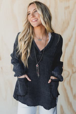 just-in-time-top-black/Black