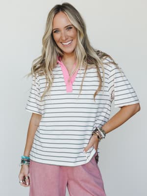 She's a Win Tee - White Mix M / White Mix