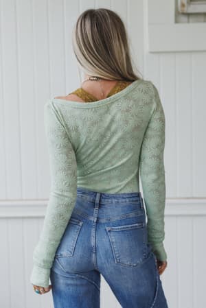 floral-luxe-bodysuit-sage/Green
