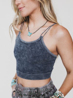 Divine Sun Bralette - Ash Black L/XL / Ash Black