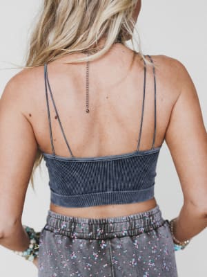 Divine Sun Bralette - Ash Black L/XL / Ash Black