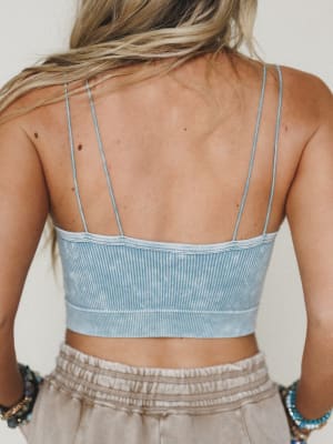 Divine Sun Bralette - Blue Gray L/XL / Blue Gray