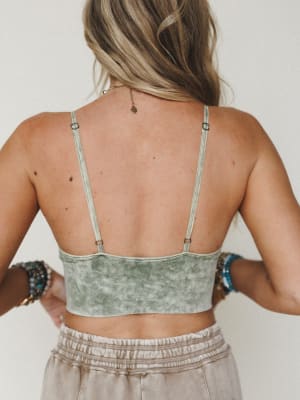 Wild Sun Bralette - Ash Olive L/XL / Ash Olive