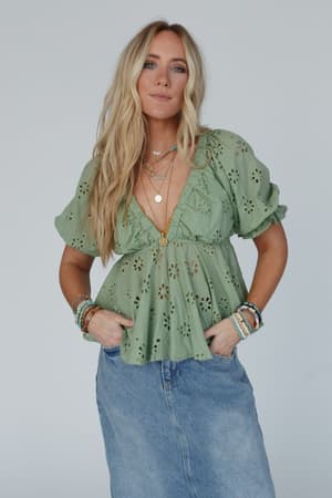 let-love-embroidered-top-sage/Sage