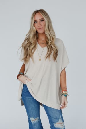 rowan-oversized-ribbed-knit-top-beige/Seashell