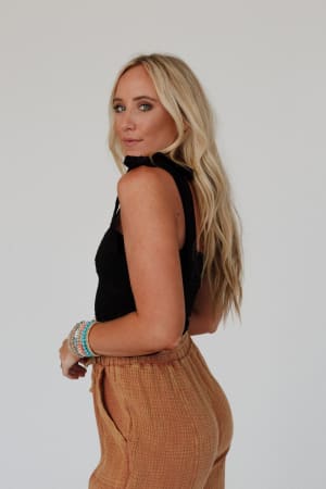 to-the-city-tie-shoulder-top-black/Black