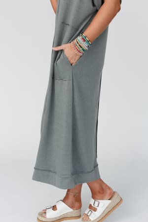 laurel-short-sleeve-maxi-dress-olive/Olive
