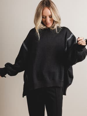 honey-cloud-sweatshirt-black/Black