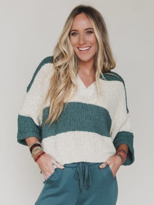 sandy-stripes-sweater-ash-jade/Ash Jade
