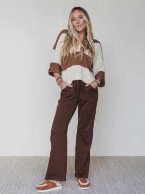 sandy-stripes-sweater-deep-camel/Deep Camel