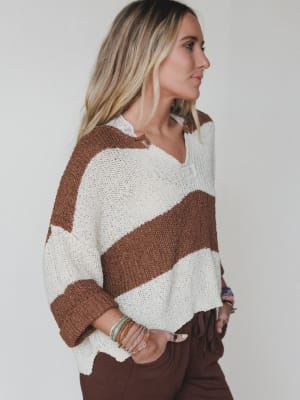 Sandy Stripes Sweater: undefined