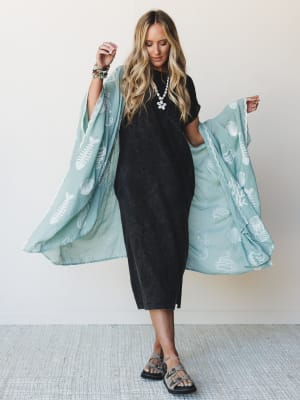 tee-it-up-maxi-tee-dress-ash-black/Ash Black