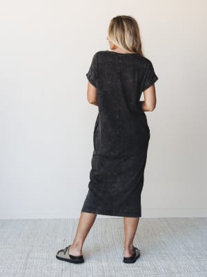 tee-it-up-maxi-tee-dress-ash-black/Ash Black