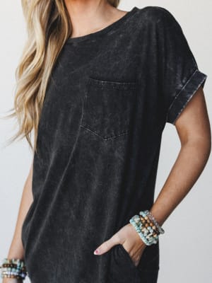 tee-it-up-maxi-tee-dress-ash-black/Ash Black