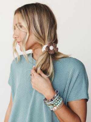 Flowers In Your Hair 3 Piece OOTW Set - Jade S / OS