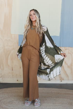 spellbound-tie-dye-kimono-olive/Olive