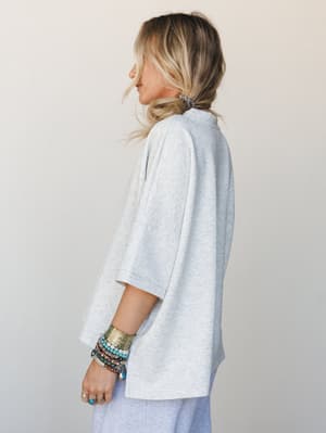 Call Me Never 3 Piece OOTW Set - Heather Gray