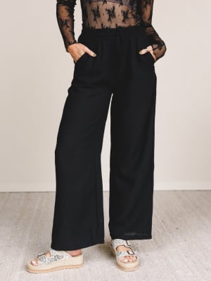 Easy Flow Wide Leg Pant: undefined