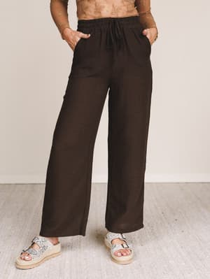easy-flow-wide-leg-pant-brown/Brown