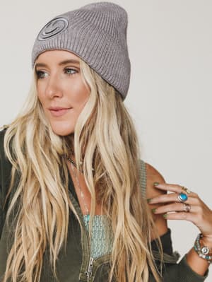 nesta-smiley-beanie-gray/Gray