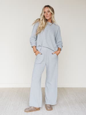 Here To Lounge Matching Set: undefined