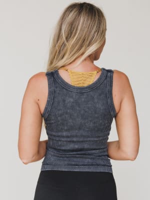 the-haven-fitted-tank-top-black/Black