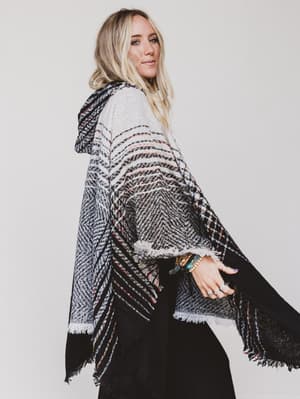 Grand Canyon Hooded Poncho: undefined