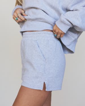 By The Fire Sweat Set - Heather Gray L / Heather Gray