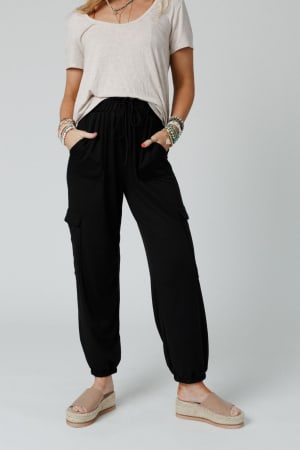 The Nest Easy Mornings Cinched Pants: undefined