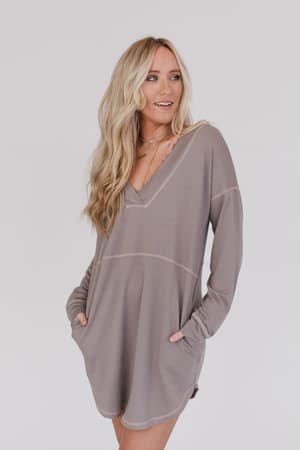 meadow-long-sleeve-tunic-dress-mushroom/Mushroom