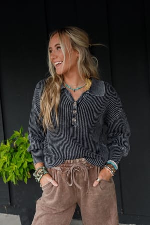 Boheme Button Up Sweater: undefined